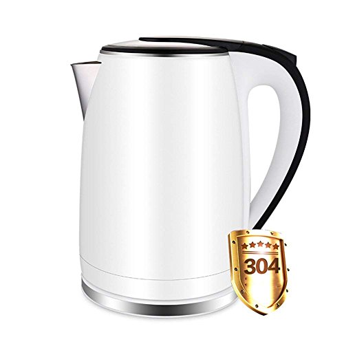 WYBW Puissance Automatique d'acier Inoxydable de la Bouilloire 304 de Lectric Outre des bouilloires lectriques Blanches de 2.0L 1500W