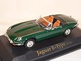 Aus Metall mit Plastikteilen Jaguar E-type Cabrio 1971 GrÜn Oldtimer 1/43 Yatming Modellauto Modell Auto