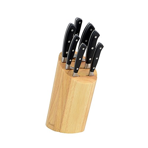 ProCook Gourmet X30 Messerset, 7-teilig mit Messerblock, oval - FRÜHLINGSANGEBOT!