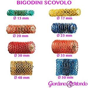BIGODINI PER CAPELLI SCOVOLO 12 Pz PROFESSIONALI PER PARRUCCHIERE (12 bigodini Ø 13 mm)