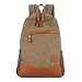 Produktbild Hemio Männer College-Tasche 14 Zoll Laptop Tablet Schultasche Casual Schulrucksäcke Urban Rucksäcke Frauen Tagesrucksack (Braun)