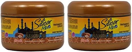 Silicon Mix Moroccan Argan Oil Hair Treatment 8oz"Pack of 2"
