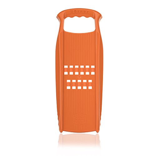 5O52056 Original Börner Rösti PowerLine zum Schneiden von feinen Obst-, Gemüse- und Käsestreifen. Vom Hersteller! (orange)