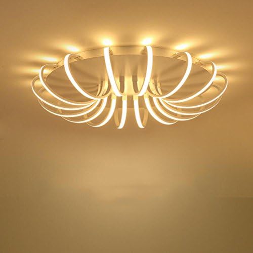 LED Remote control Ceiling Light Modern Bedroom Living room Kitchen Acrylic Aluminum Pendant Light Lighting(8/16 Head) , 16 Head-Remote dimming