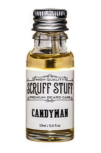 Beard Oil - Beard Conditioning Oil by Scruff Stuff - Scent: Candyman - The Ultimate Beard Grooming Product for Men