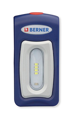 Berner LED-Taschenlampe Werkstattlampe Pocket Delux Bright ECO in den Farben Rot, Orange, Gelb, Grün oder klassisch Blau, 1 Stk. (Blau)