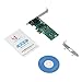 Produktbild KNOSSOS 82574L Gigabit-Ethernet-Netzwerkkarte PCI-E RJ45 1000 MBit/s Diskless Protective Silver und Grün