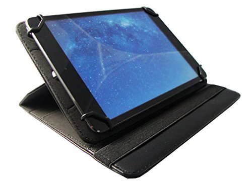 XGadget Pro TECA 706W 7 Inch Tablet Schwarz Universal 360 Grad Wallet Schutzh  lle Folio mit Kartensteckpl  tzen   7 - 8 zoll   von Sweet Tech