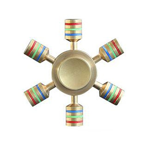 YIHANG @ Fidget Spinner All Copper Colorful Fingertip Gyro Finger Spiral High Speed Focus Super Durable Decompression Toys YIHANG @ Fidget Spinner All Copper Colorful Fingertip Gyro Finger Spiral High Speed Focus Super Durable Decompression Toys