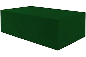 Planesium Housse pour Table de Jardin, Housse de Protection Bâche Imperméable pour Meubles Jardin et Hivernage Mobilier Salon de Jardin 575g/m 230cm x 135cm x 70cm Vert Sapin