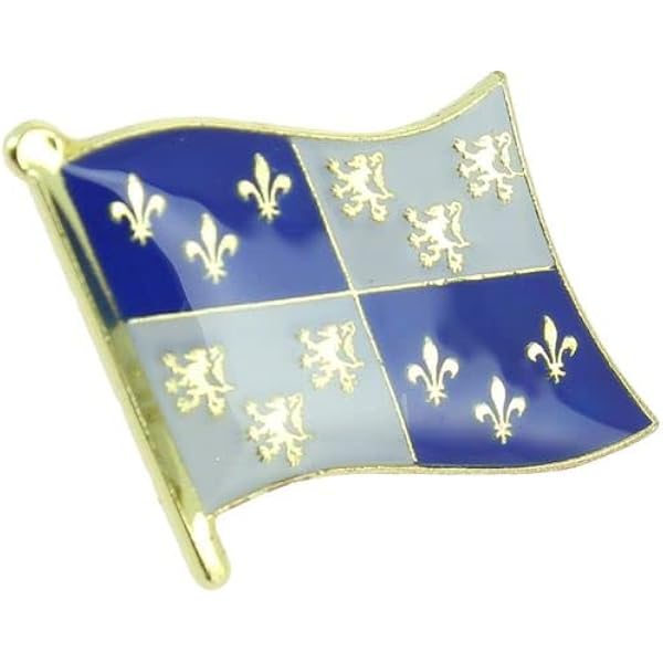 Pin’s Drapeau Région Poitou-Charentes En Acier - Neuf Avec étiquettes, Marque CLJ