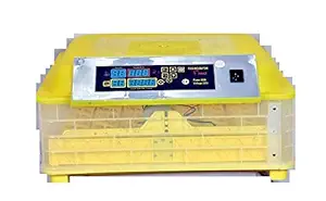 HUMBE&CO - Save Trees, Save Earth Automatic Incubator 48 Chicken Eggs Mini Incubator Poultry Equipment Chicken Duck Goose Bird Incubation with Auto Egg Turning (Yellow)