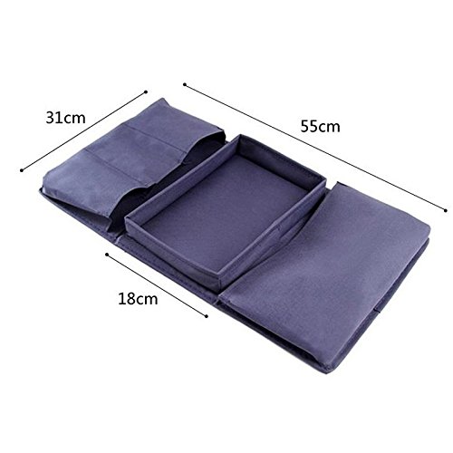 sztara Armlehnen-Organizer, für TV-Fernbedienung, mit Becherhalter – passt über Stühle, Sofas und Sessel, mit breiten Armlehnen-Taschen - 2