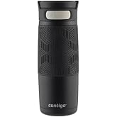 Contigo Metra Autoseal Termos Bardak 460 ml, Siyah, 5 Saat Sıcak, 12 Saat Soğuk tutma