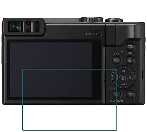 2Pcs Screen Protectors for Panasonic Lumix DC-ZS70,DC-TZ90, Anti-scratch Tempered Glass Protective Films for Digital Camera