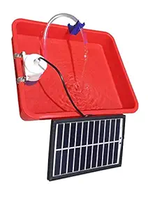 Solar Water Pump Working Model for School Demonstration, Science Project & Teaching Aid. with 6v 2 watts Solar Panel and High Pressure Water Pump.