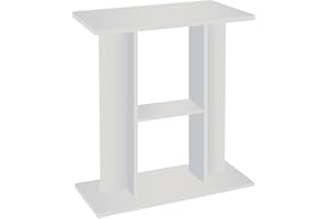 AQPET E-CABINET Supporto per Acquari a Libreria in Legno, Bianco