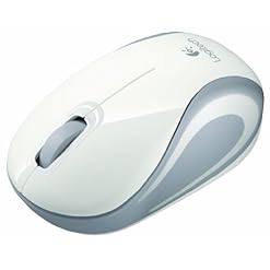 Alternative view of Logitech M187 Ultra Portable Wireless Mouse, 2.4 GHz with USB Receiver, 1000 DPI Optical Tracking, 3-Buttons, PC/Mac/Laptop - White