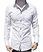 casual shirts for men,white cotton trendy shirt,long sleeves,slim fit,use it feel it love it. RS.699.00