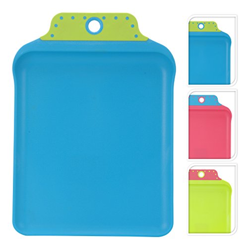 Schneidebrett Excellent Houseware mit erhöhten Rändern / Überlaufschutz 32 x 23 cm – Farbe: pink - 5