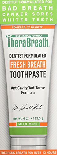 TheraBreath Dentist Recommended Fresh Breath pasta dental, 4 oz