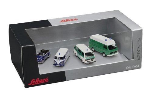 Preisvergleich Produktbild Schuco 452595300 - Set Polizei Berlin, Maßstab 1:87