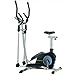 Produktbild ASDFGG-hm Halloween-Dekorationen Elliptische Maschine Fitness-Training Ausdauertraining Machine Control Ellipsentrainer Mit LCD-Monitor (Farbe : Schwarz, Größe : 105x61x158cm)