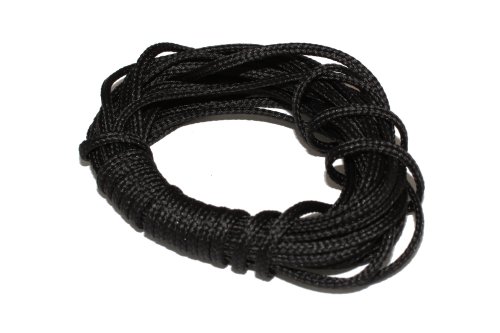 dalipo 33001 - Kordeln, Schnur 2mm, schwarz