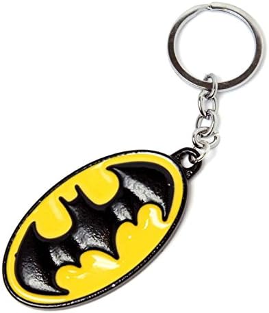 Batman Keyring Keychain Metal classic Logo Official DC Comics One Size