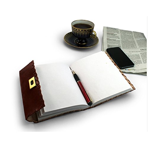 A P  Donovan - Notiz-Buch Leder - Block f  r Skizzen  leeres Buch Uni  Schule - Organizer - Reise-Tagebuch Leder - DIN A6