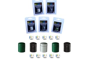 ‎GEO-VERSAND 5X magnetischer Geocaching Nano Mini Magnet Stadtversteck Set Paket D5 Stadt