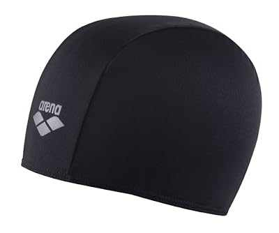 Arena Bonnet de natation mixte "Polyester" Noir
