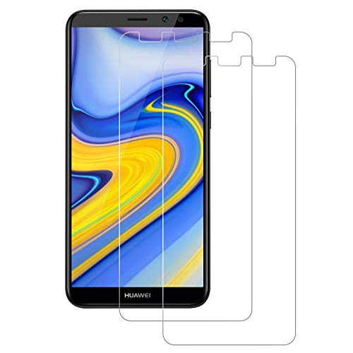 Aspiree 2 Pack Protector de Pantalla Cristal Vidrio Templado Premium para Huawei Mate 10 Lite Cristal Templado Huawei Mate 10 Lite 9H Dureza Alta Definicion Arañazos Resistentec Sin Burbujas