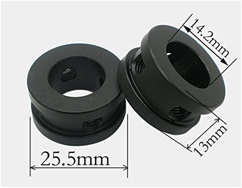 MYOT 1 pair Retaining Fixed Locking Ring &amp; End Cap for Airgun Condor CO2 Airgun and Walther Barrel (12mm)