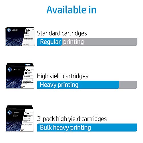 HP 55X - Pack de 2 cartuchos de t ner original LaserJet de alta capacidad para HP LaserJet empresarial P3015 P3015d P3015dn P3015x e multifunci n Enterprise 500 M525dn 500 M525f flow M525c M521dn M521dw color negro HP 55X - Pack de 2 cartuchos de t ner original LaserJet de alta capacidad para HP LaserJet empresarial P3015 P3015d P3015dn P3015x e multifunci n Enterprise 500 M525dn 500 M525f flow M525c M521dn M521dw color negro