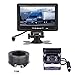 Produktbild SSCJ Drahtlose wasserdichte Auto Rückfahrkamera 7 Zoll LCD Spiegel Monitor 18 LED Rückfahrkameras Nachtsicht Einparkhilfe DC 12 V-35 V
