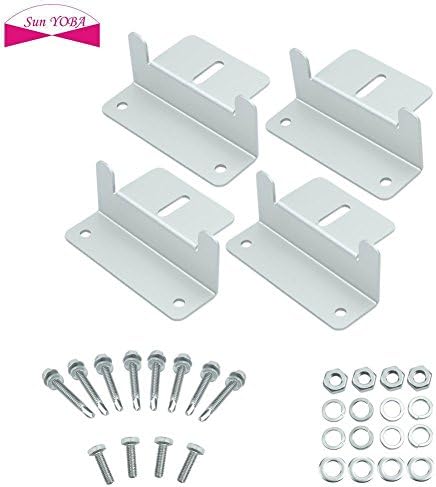 Sun YOBA Solar Panel Mounting Z Bracket 4 Pcs