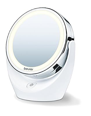 Beurer Miroir pour maquillage grossissant double face éclairé Beurer BS 49