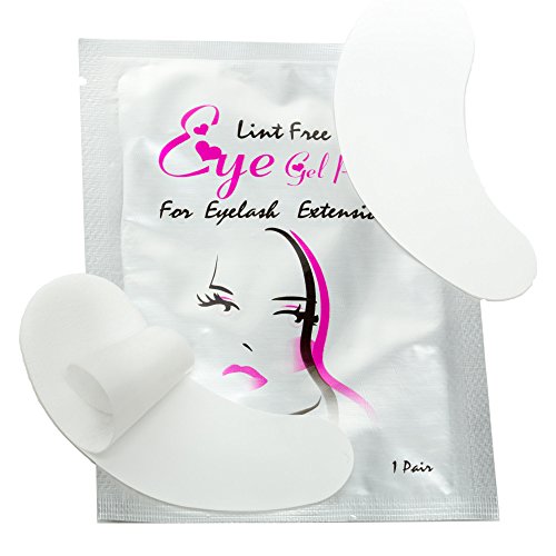 Wimpernverlängerung – Augengelpads – 50 Paar Augenpads – Lint free fusselfrei – Eye Gel Patches für das Applizieren von Einzelwimpern - 5