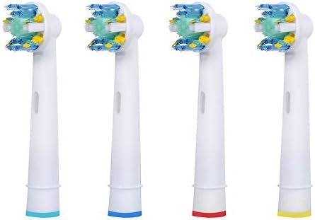 Oral B Floss Action Replacement Heads / 4 Pack Braun Replacement Toothbrush Heads / Toothbrush Heads Oral B Compatible