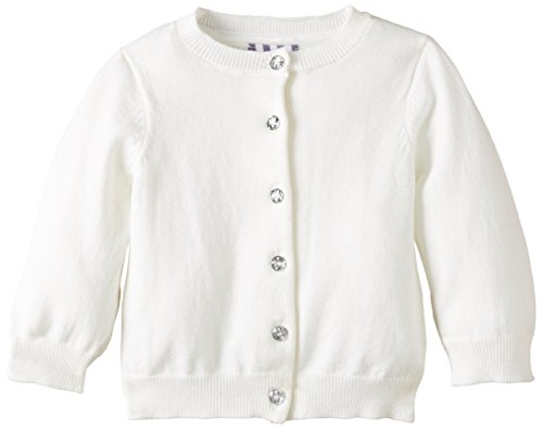 Angels Face Baby-Girls Angels Wings Cardigan, Off-White (Cream), 3-6 Months (Manufacturer Size:0-6 Months)
