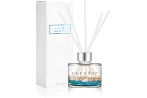 COCOD'OR COCODOR Acqua Diffusore a Bastoncini/Acquamarina (Aqua Marine) / 120ml / Diffusore per Ambiente, Profumatore Casa, Fragranza Ambiente, Regalo Donna