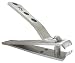 Kohm Toenail Clipper for Thick Nails - 4mm Wide Jaw Opening, Curved Blades, Stainless Steel