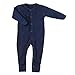 Joha Merino Wool Children's Sleepsuit Pyjams with fold-over foot covers