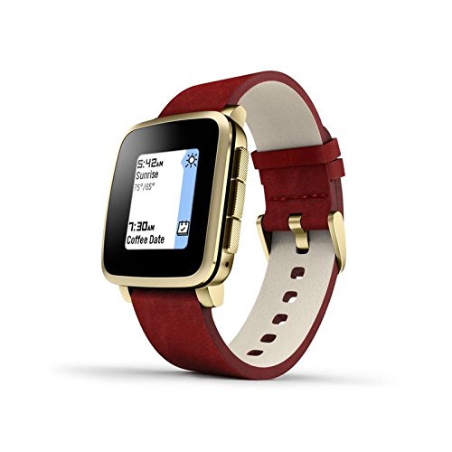 Preisvergleich Produktbild Pebble Time Steel Smart Watch - Gold (Aussteller)
