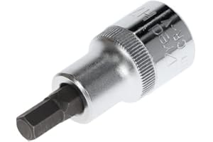 GEDORE red Schraubendrehereinsatz Bit 6-kant, SW 7 mm, 1/2'' 12,5 mm, Schraubenziehereinsatz, Werkzeug, R62550710, Stahl