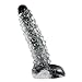Produktbild Dark Crystals by Mister B. Tonguebite Large - Dildo - circa 28 cm lang - Durchmesser 6 cm - transparent, 1 Stück