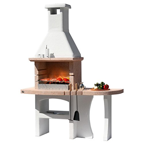 Preisvergleich Produktbild SUNDAY Gartengrill Grillkamin Gartenkamin Grill DUBAI Crystal