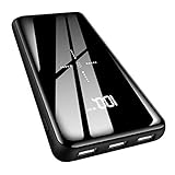pantalla lcd tablet 7 pulgadas Esta batería puede recargarse con un cable ya sea de Lighting o Micro USB durante aproximadamente 9-10 horas gracias a la entrada de 2.4A rápida. Tres salidas ellas es de 5V/2.4 A, permite cargar tres dispositivos a la vez con una velocidad de carga óptima (1.5horas).