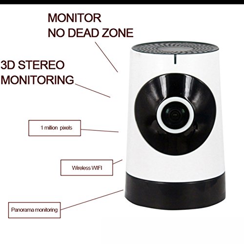 Preisvergleich Produktbild IP Kamera - Überwachungskamera Kabel, Wifi Kamera Babyphone Dome Kamera Halterung Stander & IP Cam Mini, Unterstützung Video Play / Mobile Erkennungsalarm